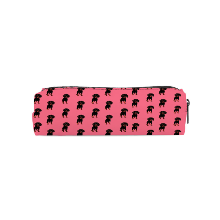 Pochettes à stylos décontractées en polyester, motif teckel, collection Simple Series 2