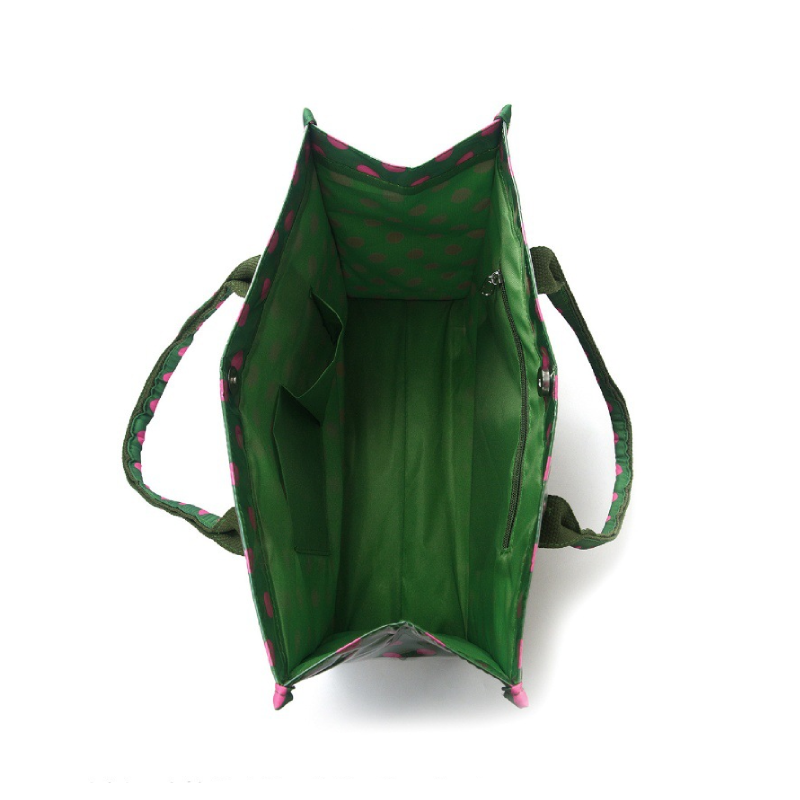 Sac Cabas Femme En Pvc Imprimé À Pois Unis, Style Décontracté h5Image4