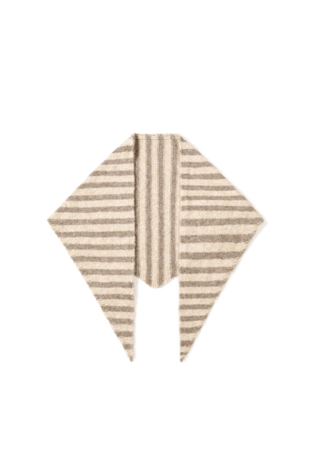 Écharpes d'hiver à rayures, simples, en polyester, accessoires du quotidien 2