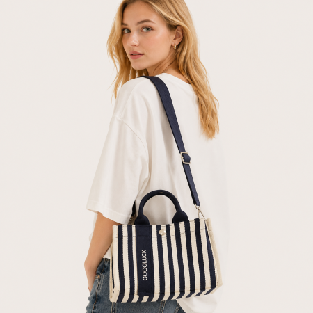 Sacs bandoulière carrés en toile pour femmes, style décontracté, brodés de fleurs, lettres, rayures, carreaux, feuilles et plantes 2