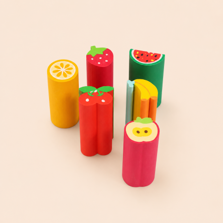 Gommes en caoutchouc simples, mignonnes, en forme de fleur, fruit, soleil, dessin animé, Noël, style océanique, couleurs mélangées, visage souriant, cerise, fraise, aliments, formes géométriques 2
