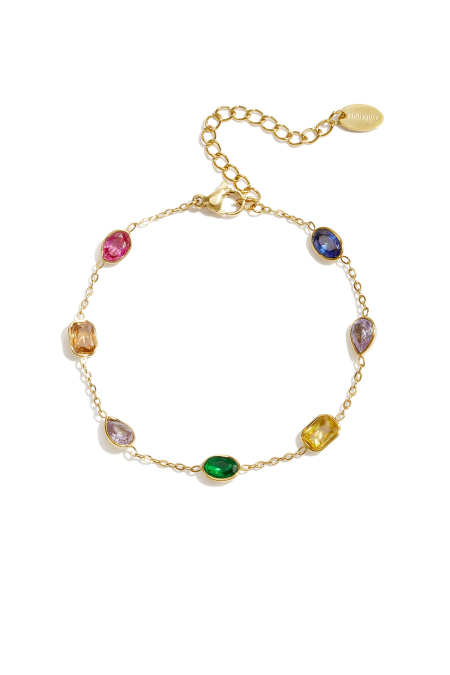 Bracelets à breloques en acier inoxydable, forme géométrique, collection Simple Daily Simple, bijoux pour femmes