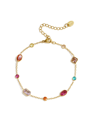 Bracelets À Breloques En Acier Inoxydable, Forme Géométrique, Collection Simple Daily Simple, Bijoux Pour Femmes h5 