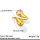 Or 18 carats dans le four 