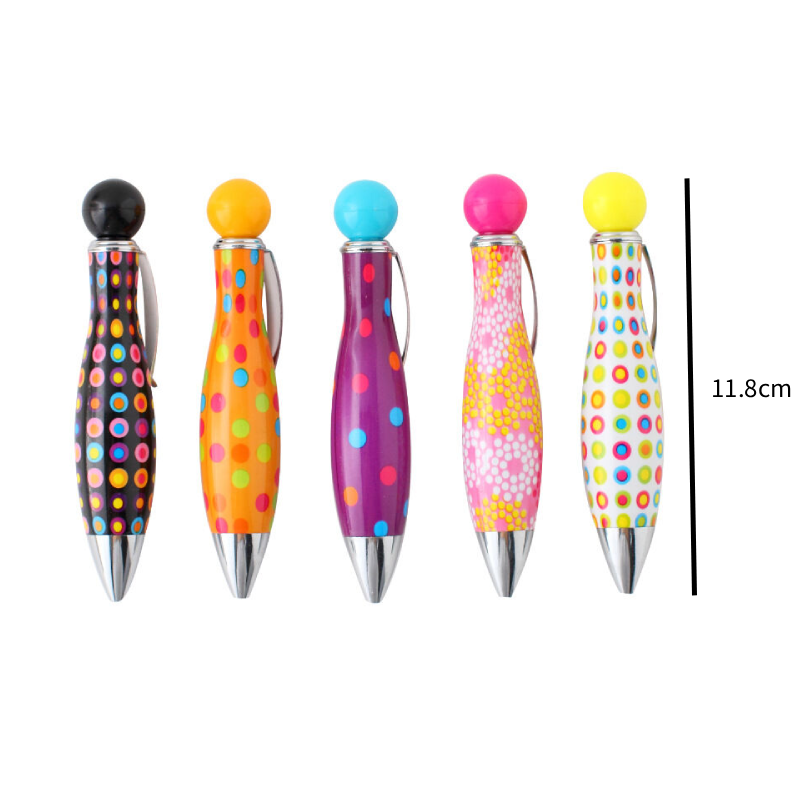 Stylos À Bille Simple Series Casual Flower Polka Colors Mixte h5Image4