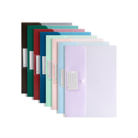 Sacs à documents quotidiens Simple Series PP couleur unie et multicolore 2