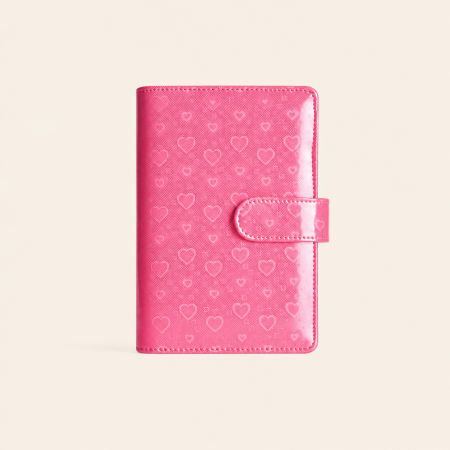 Agendas et carnets de la série Romantique Sweet Heart, couleurs unies