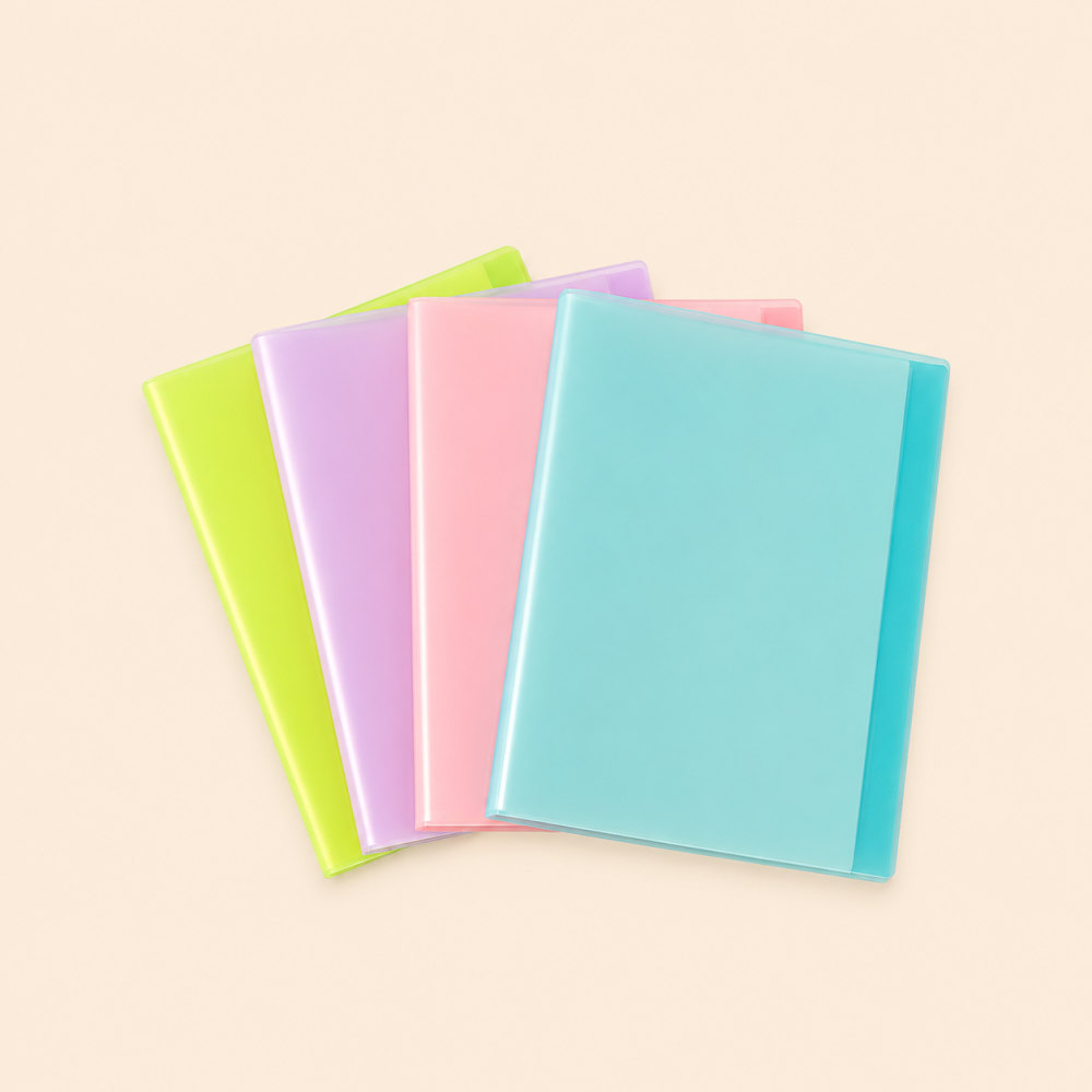 Classeurs Et Chemises À Rabats Simples, Couleurs Unies, Pour Usage Quotidien Image2