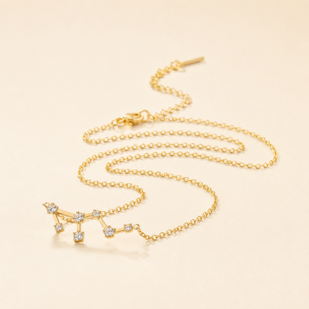 Colliers pendentifs pour femmes, collection Simple, forme irrégulière mignonne, constellation, acier inoxydable étanche, couleur or 2