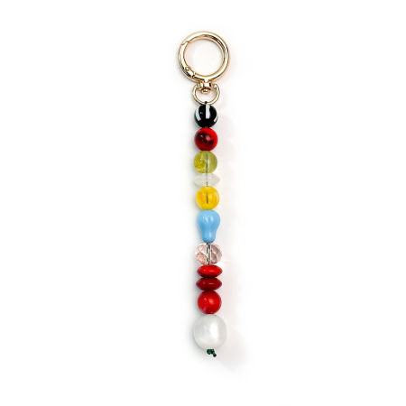 Breloques de sac en résine de couleurs assorties, collection Simple Series Casual Beads