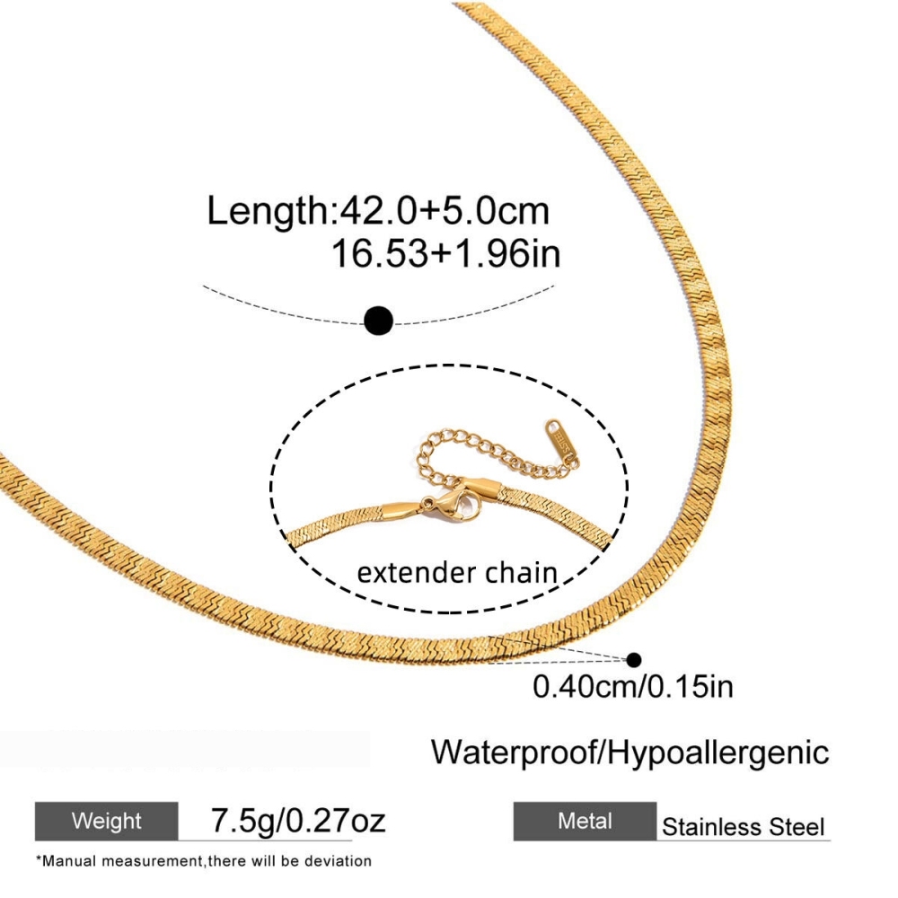 Colliers À Perles Pour Femmes, En Acier Inoxydable Doré, Imperméables Et Anti-Ternissement, Avec Un Charmant Cœur Rose 