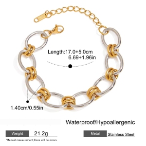 Bracelets Classiques En Acier Inoxydable Étanches h5