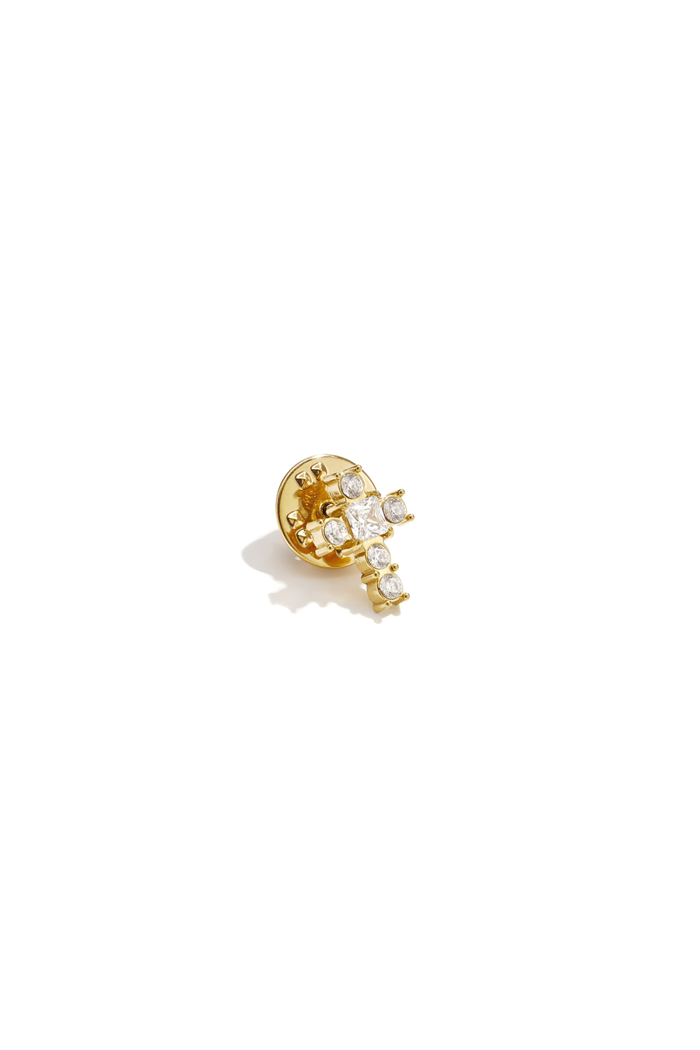 Broches Clover Simples En Acier Inoxydable Accessoires Du Quotidien Image4