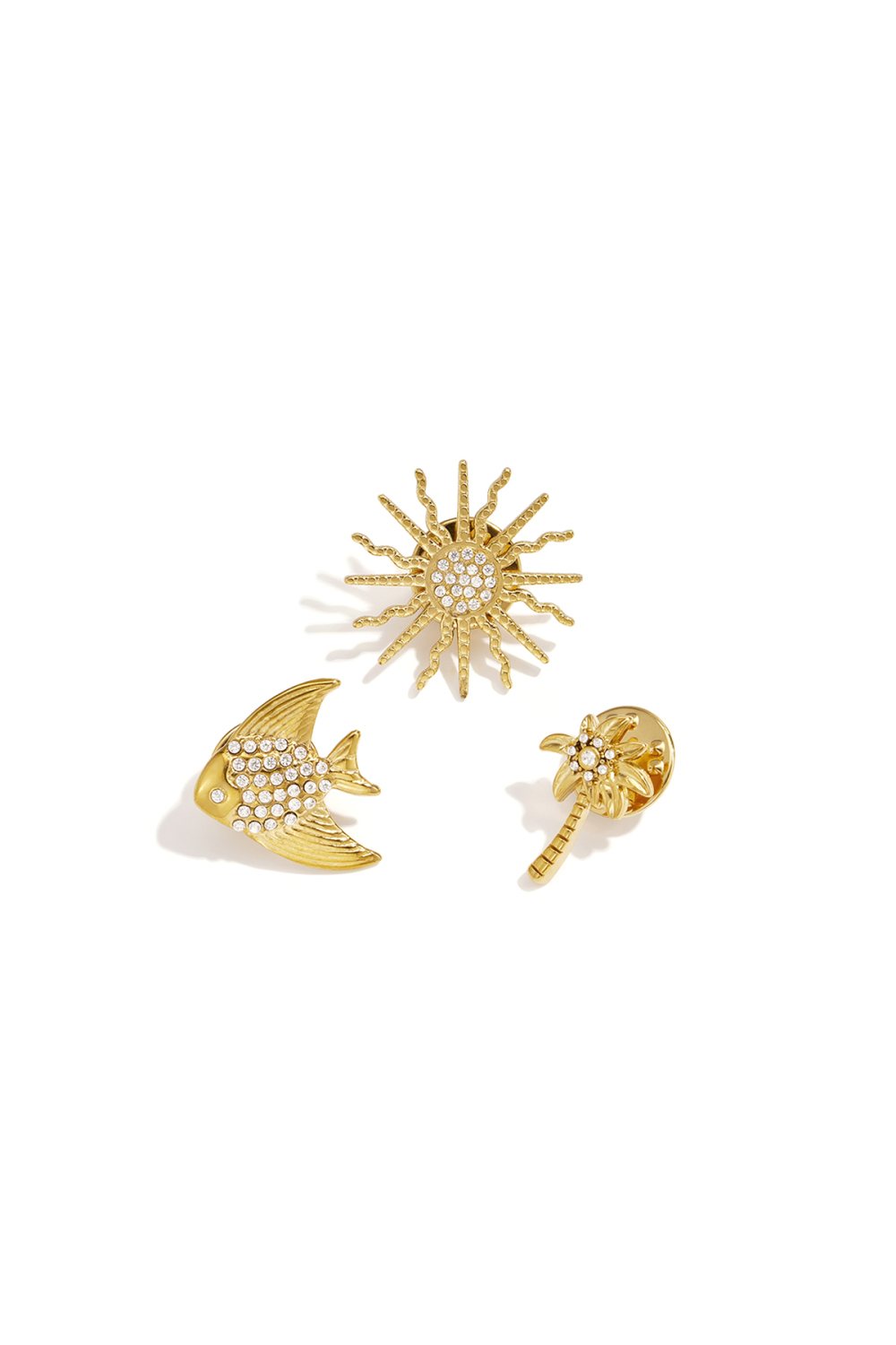 Broches Oiseaux Simples En Acier Inoxydable Accessoires Du Quotidien 