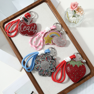Breloques De Sac En Alliage Simple Series Daily Flower Animal Fruit Strawberry h5 Image4