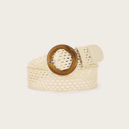 Ceinture tissée en PP unie, style décontracté, série simple 2