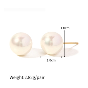 Boucles D'Oreilles Boule Brossée Rétro En Or, Design De Niche, Boucles D'Oreilles Haut De Gamme Pour Femmes , Nouvelles Boucles D'Oreilles En Perles Populaires h5