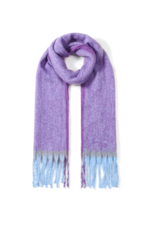 Écharpes D'Hiver Unies En Polyester Simple, Accessoires Du Quotidien h5