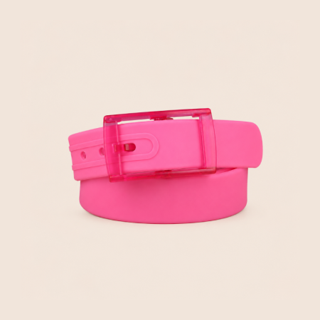 Ceinture décorative en plastique uni, style décontracté, série simple