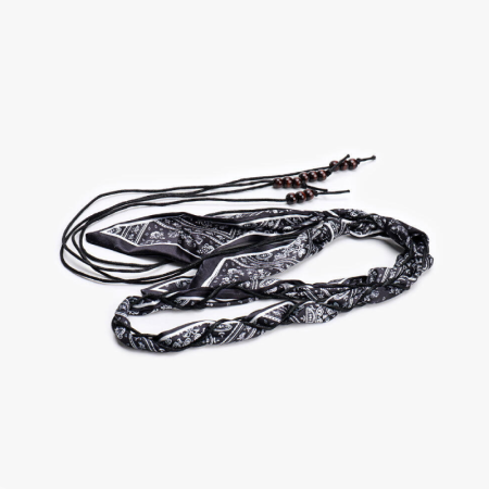 Ceinture en corde en tissu tissé à motif cachemire bohème ethnique 2