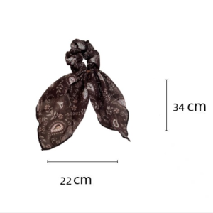 Chouchous En Polyester À Nœud Papillon Et Motif Cachemire, Collection Ethnique h5 Image5