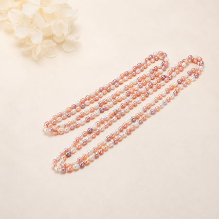 Collier de perles d'eau douce pour femme, collection romantique et élégante