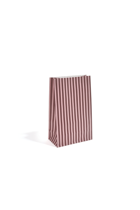 Sac Cadeau À Rayures Sans Poignées