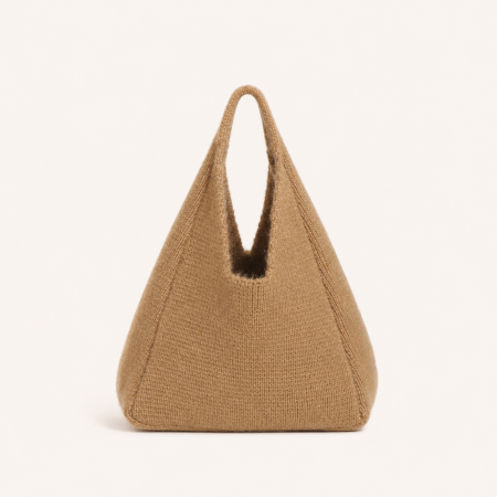 Sac à main trapèze pour femme, en polyester tissé uni, style décontracté et duveteux 2