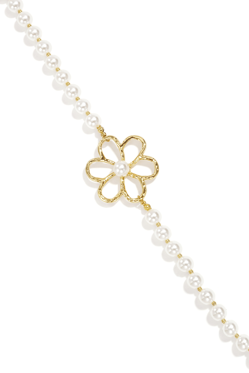Colliers Longs En Perles D'Imitation, Motif Floral, Collection Douceur Et Simplicité Au Quotidien, Bijoux Pour Femmes Image4
