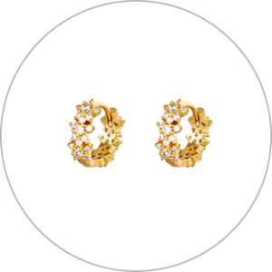 Boucles d'Oreilles avec Pierre
