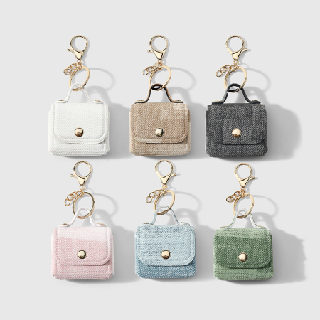 Breloques de sac en alliage, couleurs unies et mélangées, série simple, pour tous les jours