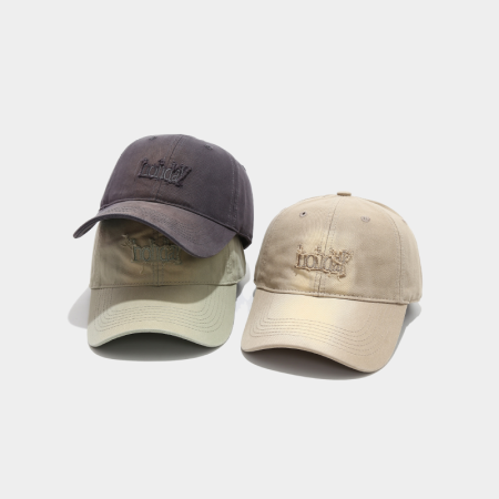 Casquette de baseball en coton Simple Series Casual Letter, couleur unie ou dégradée 2