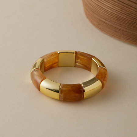 Bracelets CCB pour femmes en résine patchwork simple 2