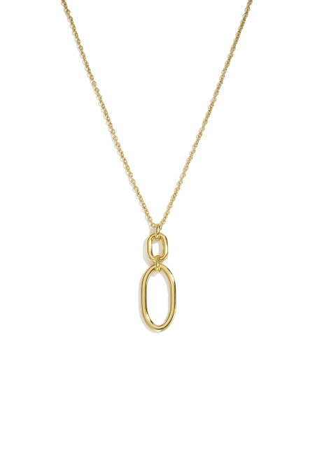 Colliers pendentifs en acier inoxydable, forme elliptique, collection Simple Daily Simple, bijoux pour femmes