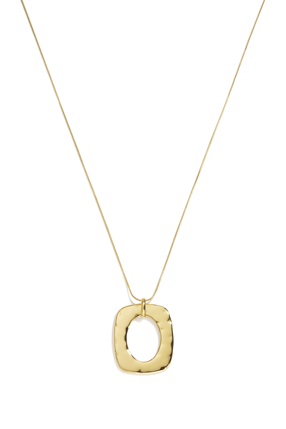 Colliers Longs En Acier Inoxydable, Forme Géométrique, Collection Simple Pour Le Quotidien, Bijoux Pour Femmes 
