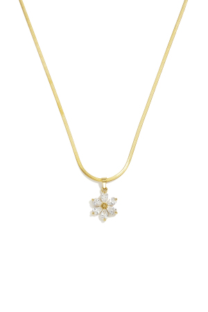 Colliers Pendentifs En Acier Inoxydable, Collection Fleur Simple Daily Simple, Bijoux Pour Femmes h5