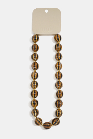 Colliers En Céramique À Perles Rayées, Collection Décontractée Et Simple Pour Femmes h5 Image3