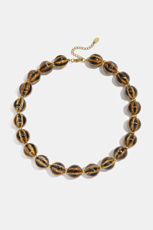 Colliers En Céramique À Perles Rayées, Collection Décontractée Et Simple Pour Femmes h5