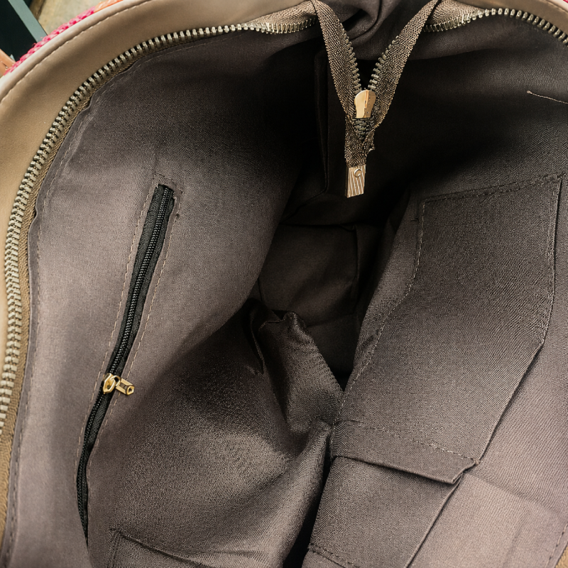 Sacs Fourre-Tout Pour Femmes En Toile Multicolore Sans Rayures, Style Décontracté Image7
