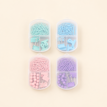 1 coffret de pinces à cheveux métalliques unies de la gamme Simple Series pour un usage quotidien