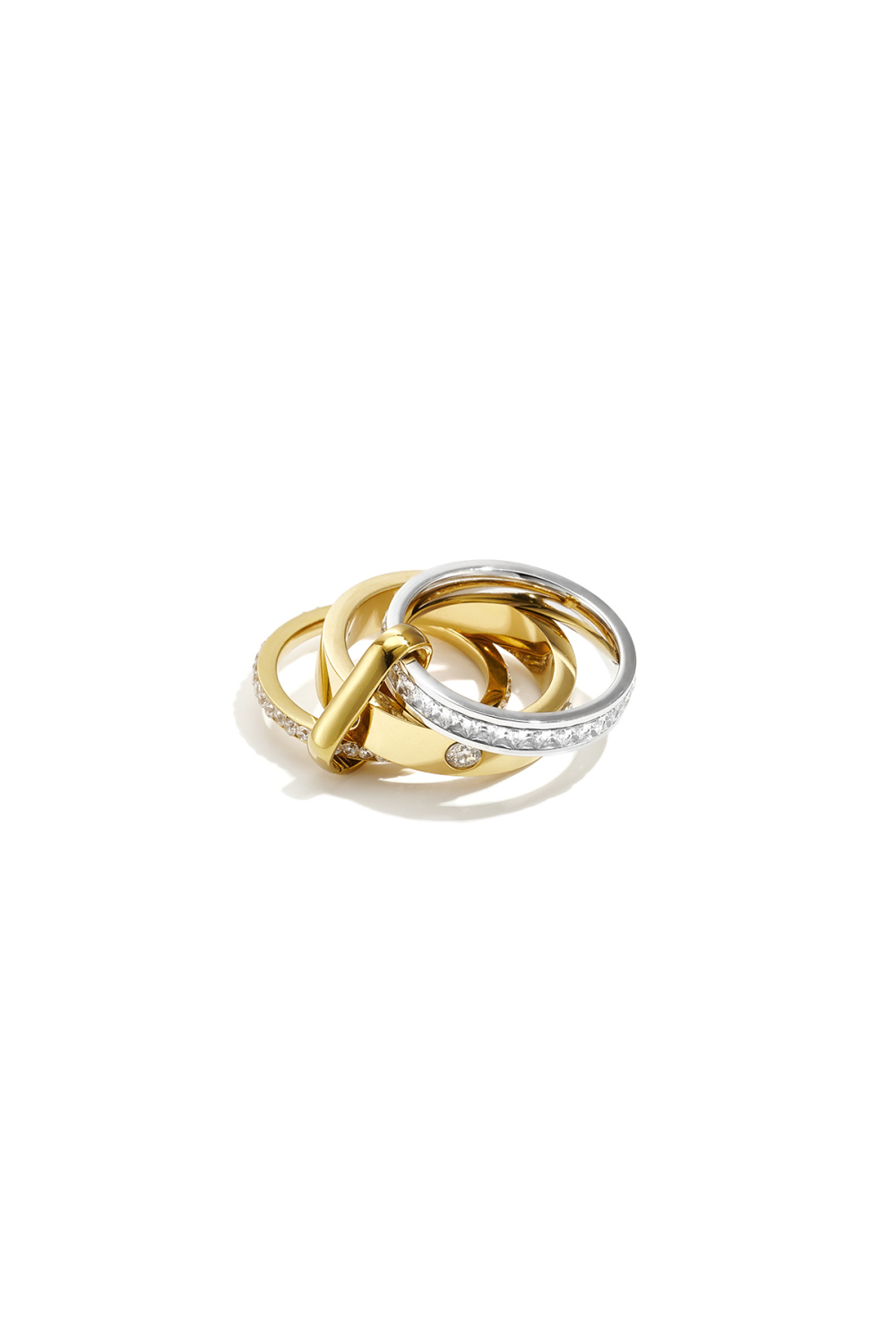 Bague Minimaliste En Acier Inoxydable, Style Cercle, Collection Daily Simple, Bijoux Pour Femmes Image3