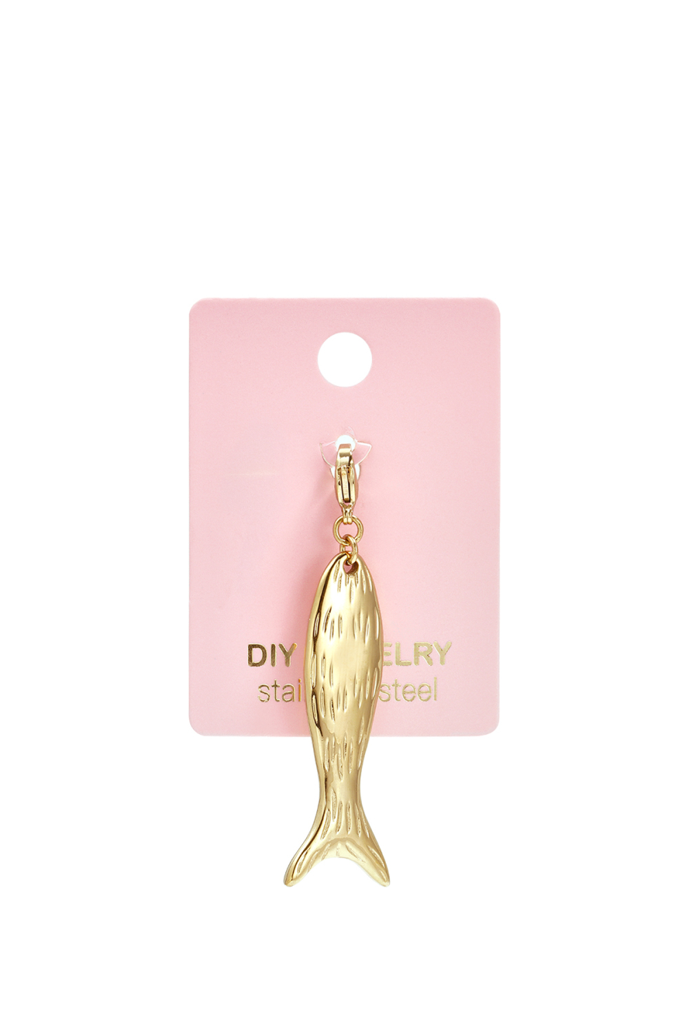Apprêts De Bijoux En Acier Inoxydable, Motif Poisson, Collection Décontractée Et Simple Pour Femmes Image3