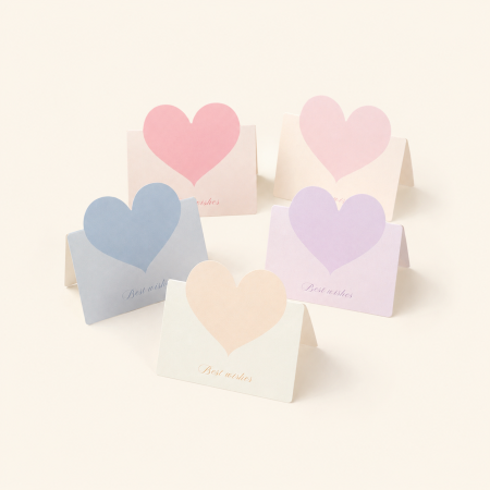 Série Simple Daily Paper Lettre Cœur Papier Créatif et Origami