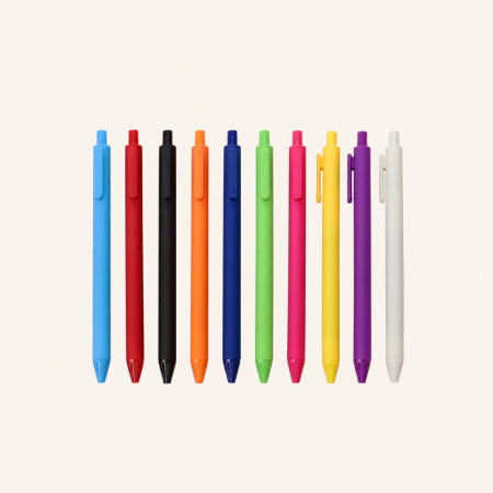 Stylos À Bille Simple Series Daily De Couleur Unie