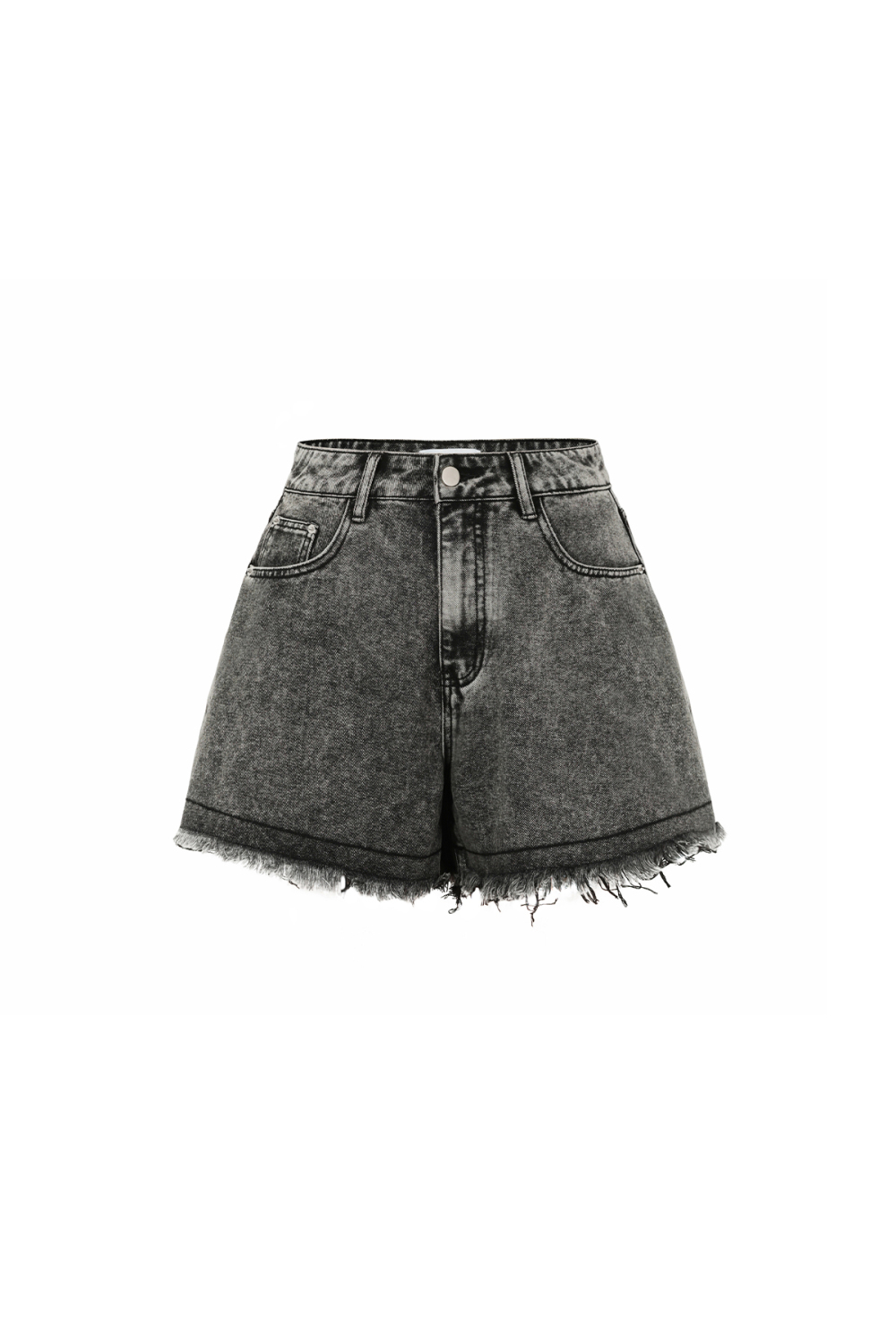 Short En Jean À Volants