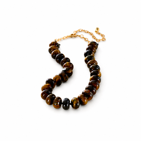 Colliers de perles rétro pour femmes, en acrylique à dégradé de couleurs, collection romantique