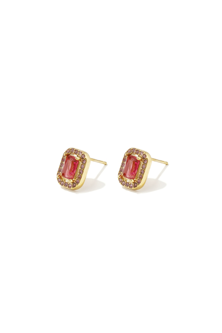 Boucles d'oreilles puces en acier inoxydable, forme géométrique, collection simple pour le quotidien, bijoux pour femmes