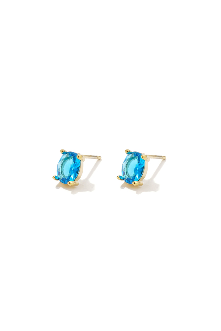 Boucles d'oreilles puces en acier inoxydable, collection Simple Daily Simple, bijoux pour femmes