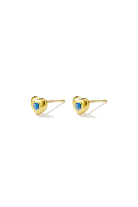 Boucles d'oreilles puces en acier inoxydable en forme de cœur, collection Daily Simple, bijoux pour femmes