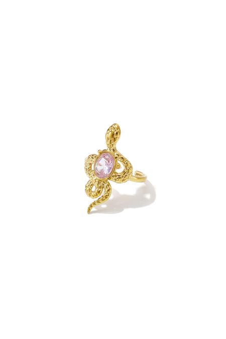 Bagues en acier inoxydable, motif serpent, collection classique et luxueuse pour femmes, idéales pour les fêtes et les soirées.